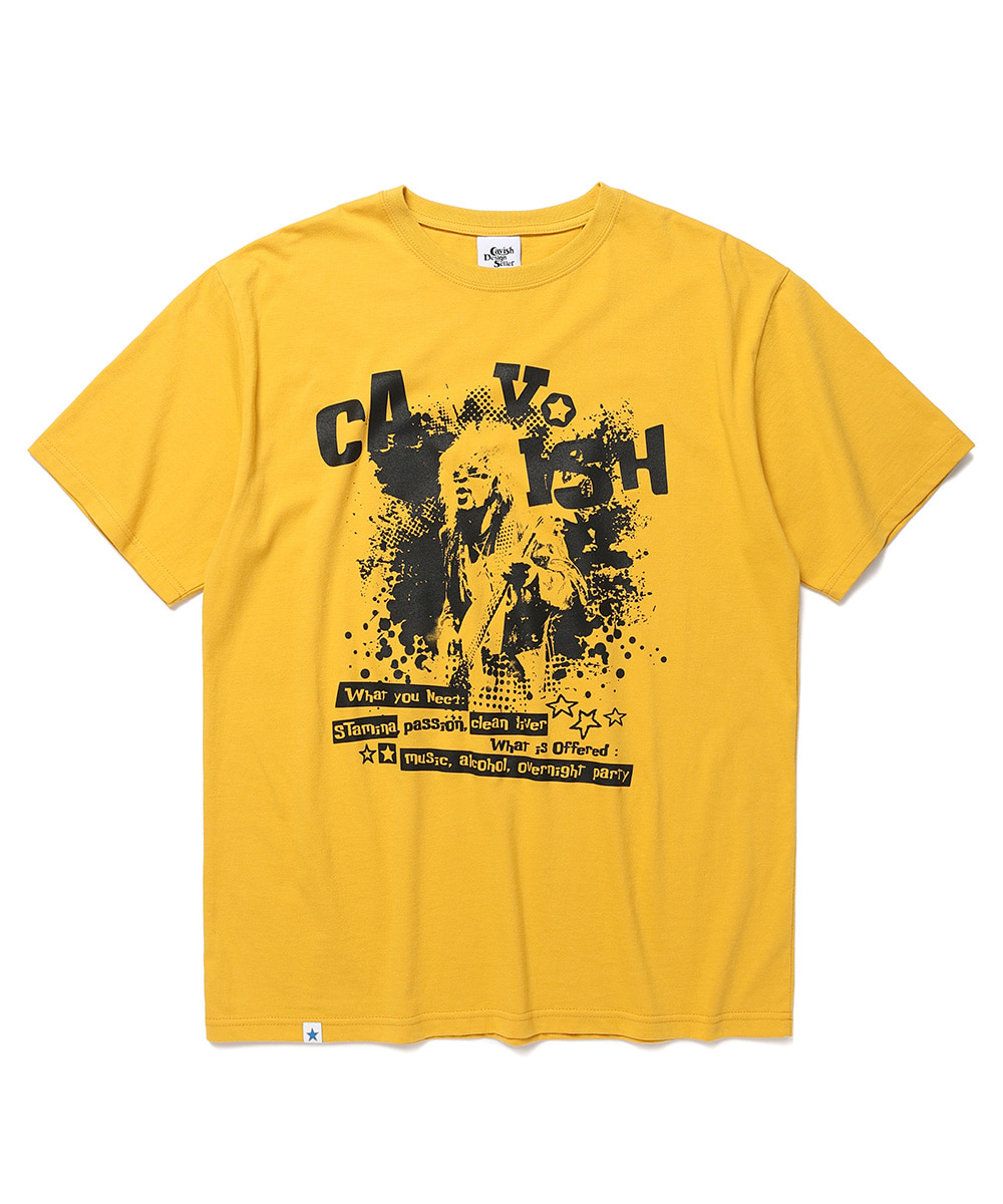 COLLINS SS TEE[YELLOW]